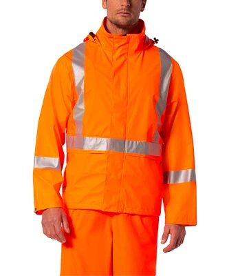 Helly Hansen Workwear Men's ALTA Hi Vis Rain Jacket