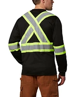 Dakota WorkPro Series Men's Hi Vis Lined Long Sleeve T Shirt