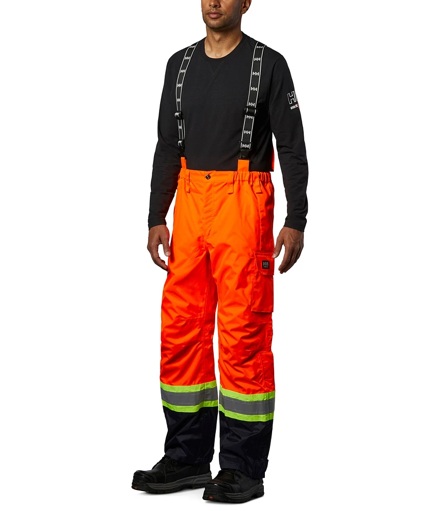 Helly Hansen Workwear Men's Potsdam 4 Inch Striping Pants with Adjustable Suspenders