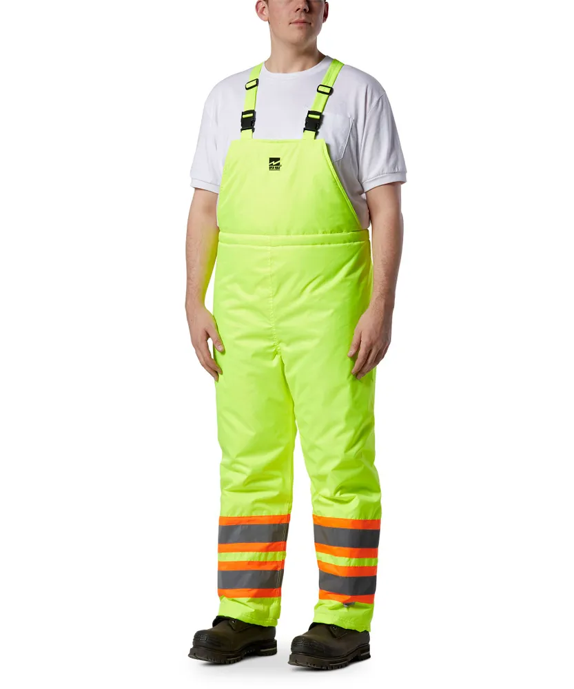 Open Road Men's Hi-Vis Insulated Ripstop Bib Pant