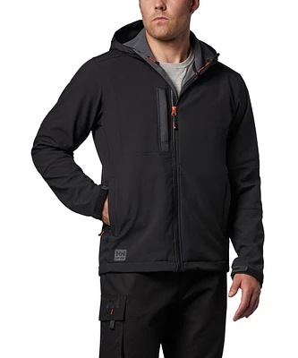 Helly Hansen Workwear Men's Kensington Hooded Water Resistant Softshell Jacket