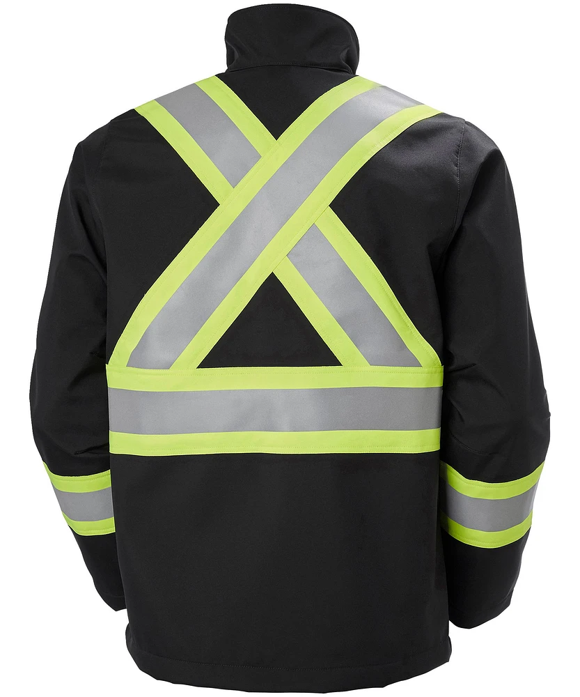 Helly Hansen Workwear Men's Alta Hi Vis Softshell Safety Jacket