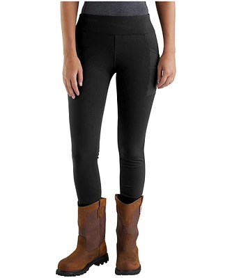 Carhartt Women's Rugged Flex Force Lightweight Fastdry Utility Leggings - Black