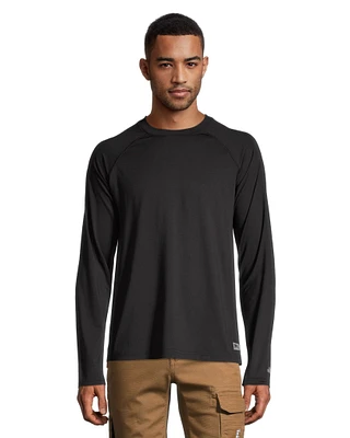 Timberland PRO Men's Long Sleeve Carlsbad Crewneck T Shirt