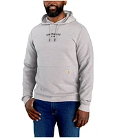 Carhartt Men's Lightweight FastDry Graphic Logo Hooded Work Sweatshirt