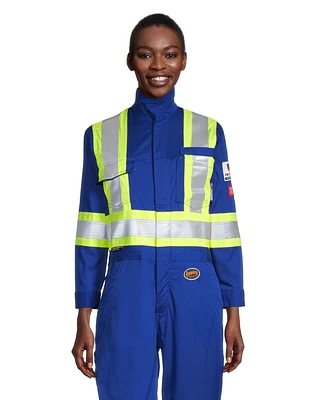 Pioneer Women's Flame Resistant 7 oz High-Visibility Coveralls