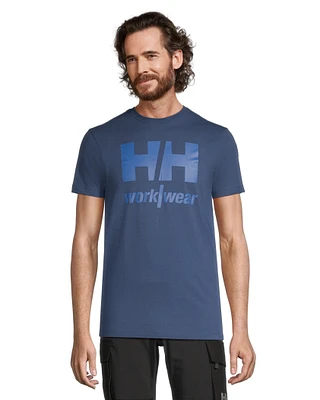 Helly Hansen Workwear Men's Chest Logo Cotton Short Sleeve T Shirt