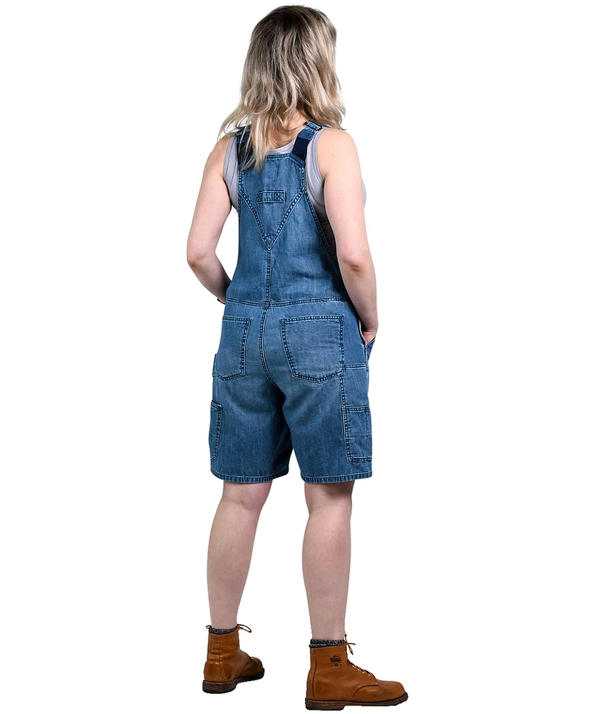 Dovetail Women's Hemp Utility Short Work Overalls