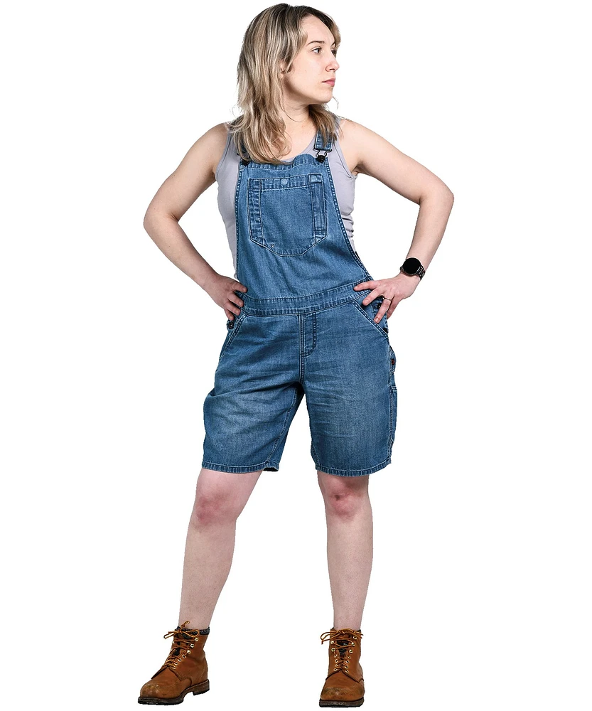 Dovetail Women's Hemp Utility Short Work Overalls