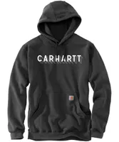 Carhartt Men's Rain Defender Loose Fit Midweight Chest Logo Graphic Sweatshirt