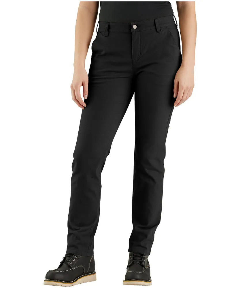 Carhartt Women's Mid Rise Relaxed Fit Canvas Work Pants