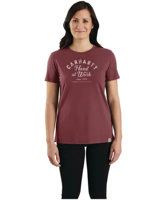 Carhartt Women's Hard at Work Loose Fit Graphic T Shirt