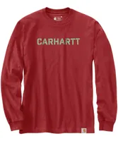 Carhartt Men's Relaxed Fit Heavyweight Long Sleeve Graphic T Shirt