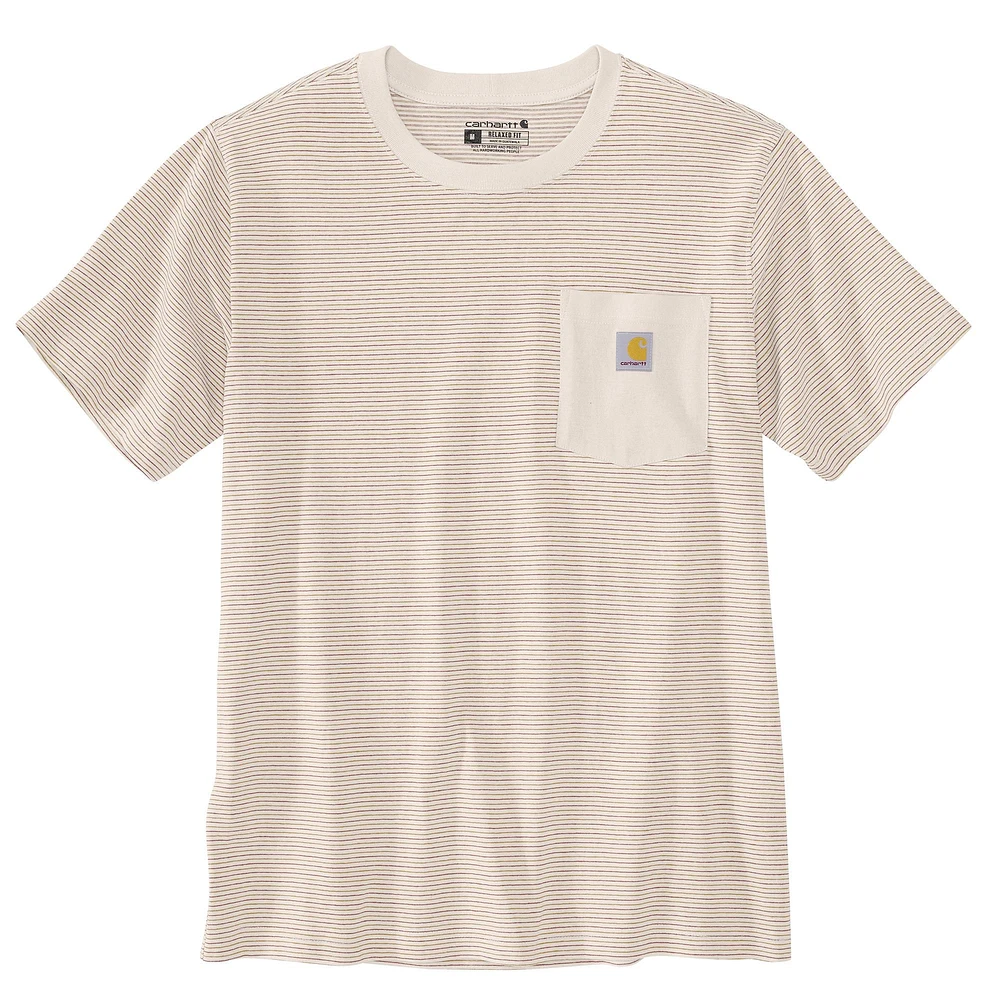 Carhartt Men's Stripe Pocket T Shirt