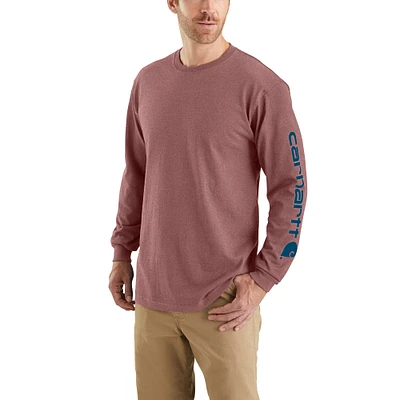 Carhartt Men's Loose Fit Sleeve Logo Long Graphic T Shirt