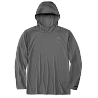 Carhartt Men's Force Sun Defender Long Sleeve Hooded T Shirt