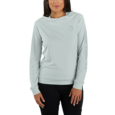 Carhartt Women's Force Sun Defender Long Sleeve Hooded Shirt