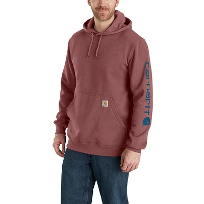 Carhartt Men's Midweight Hooded Logo Sleeve Sweatshirt