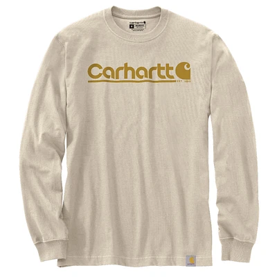 Carhartt Men's Front Logo Graphic Long Sleeve T Shirt