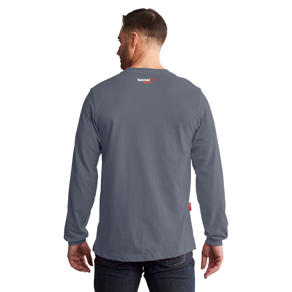 Timberland Pro Men's Flame Resistant Long Sleeve Logo T Shirt