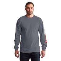 Timberland Pro Men's Flame Resistant Long Sleeve Logo T Shirt