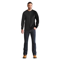 Timberland Pro Men's Flame Resistant Henley Shirt