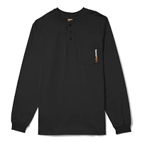 Timberland Pro Men's Flame Resistant Henley Shirt