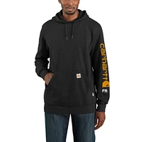 Carhartt Men's Force Flame Resistent Sleeve Logo Hoodie