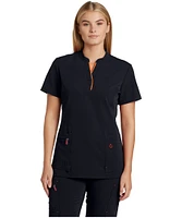 Helly Hansen Workwear Women's Front Slit Stretch Short Sleeve Scrub Top