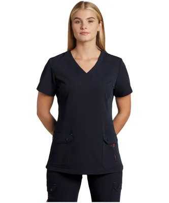 Helly Hansen Workwear Women's Stretch V-Neck Short Sleeve Scrub Top