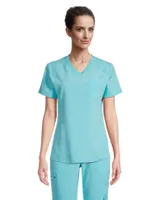 Scrubletics Women's Chest Pocket Scrub Top