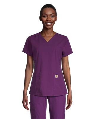 Carhartt Force Essentials 5-Pocket V-Neck Scrub Top