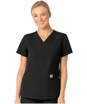 Carhartt Women's Force Modern Fit V Neck Scrub Top