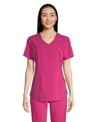 Scrubletics Women's V Neck Scrub Top