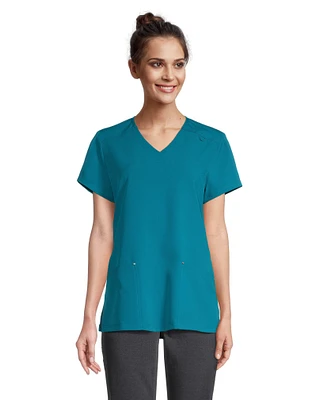 Scrubletics Women's V Neck Scrub Top