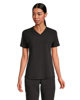 Scrubletics Women's V Neck Scrub Top