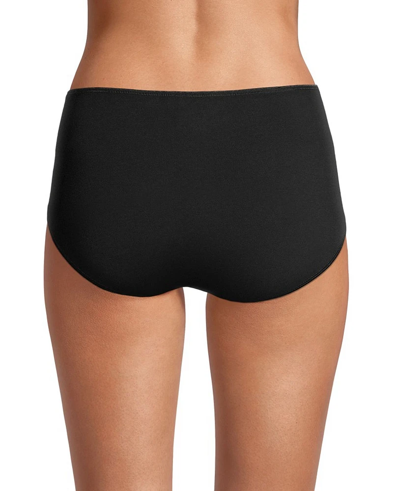 Denver Hayes Women's Pack Cotton Stretch Modern Brief Underwear