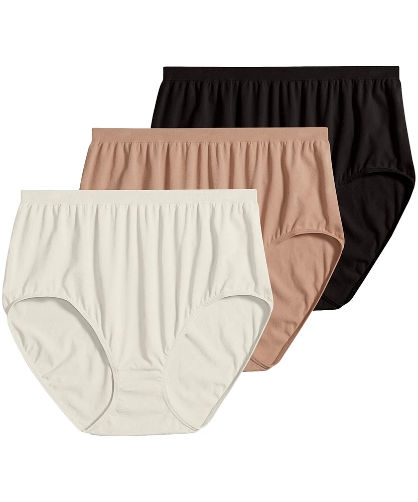 Jockey® 
Women's 3-Pack Comfies Micro Seamfree Briefs