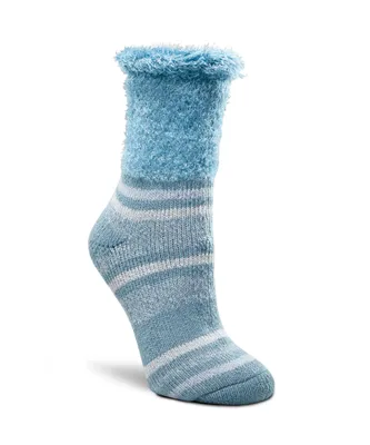 WindRiver Women's Feather Cuff T-Max Heat Home Socks