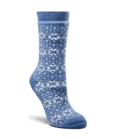 WindRiver Women's T-Max Print Thermal Crew Socks