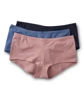 Denver Hayes Women's 3 Pack Cotton Stretch Boyshorts