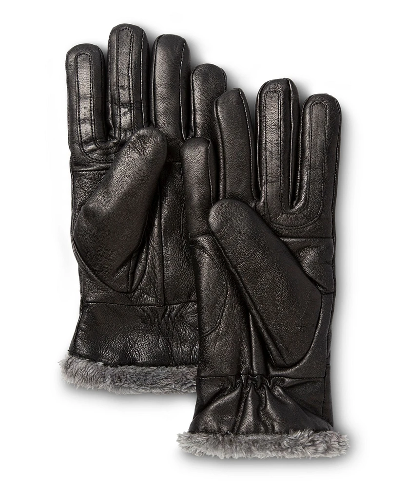 Denver Hayes Women's Rosalie Leather Gloves - Black