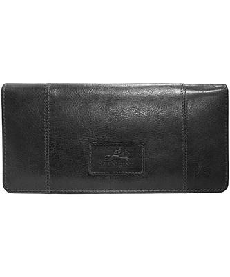 Mancini Leather Goods Women's Casablanca RFID Secure Trifold Wallet