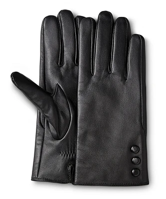 Denver Hayes Women's T-Max Insulated Leather Gloves - Black