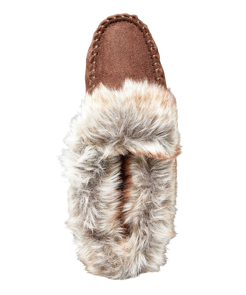 WindRiver Women's Faux Fur Warm Slippers