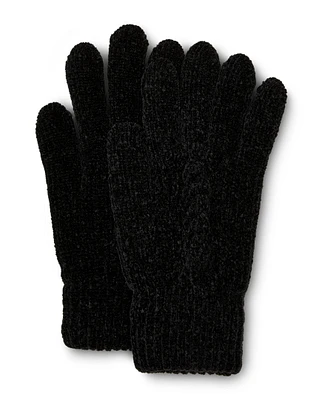 Denver Hayes Women's Chenille Cable Knit Gloves