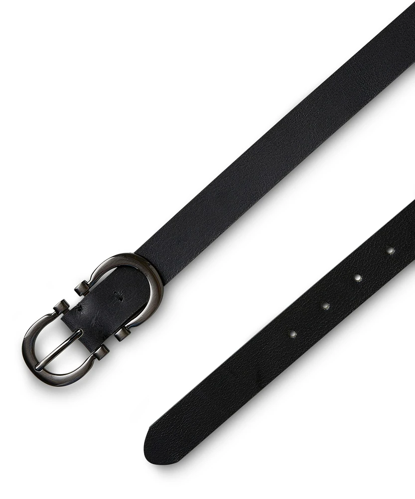 Silver Women's Gun Metal Harness Belt