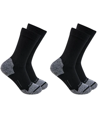 Carhartt Women's 2 Pack Midweight Crew Socks