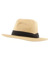 Denver Hayes Women's Straw Hat with Black Ribbon Band