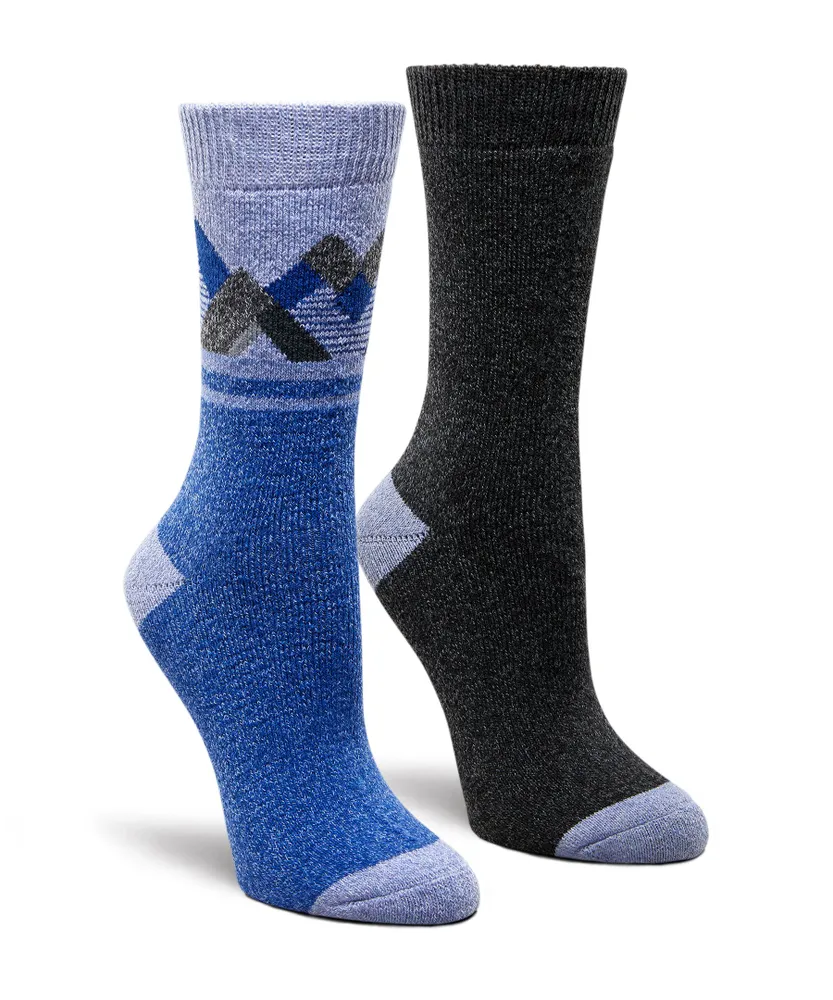 Columbia Women's 2 Pack Moisture Control Triangles Crew Socks